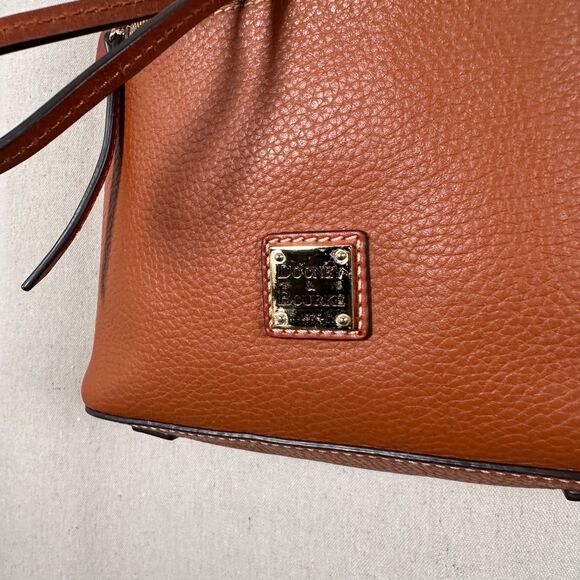 Dooney & Bourke Saffiano Pebble Grain Drawstring Crossbody - Picture 5 of 14